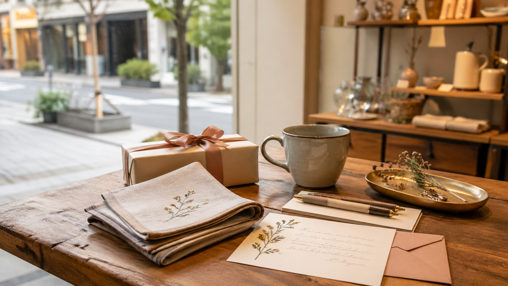 渋谷や表参道など東京の雑貨屋エリアでギフトを探すイメージ